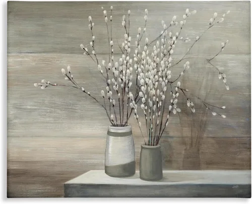 Miniatura 11 de Stupell Industries Lienzo decorativo para pared con diseño de pájaros y prado, diseño floral de Nan, 20 x 16 pulgadas