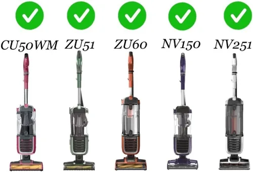 Juego de filtros de repuesto 2+1 para Shark Navigator Pet Plus NV150, NV251, NV255 y Zero-M cepillo autolimpiante Pet Pro CU50WM, ZU51, ZU62, ZU62C,