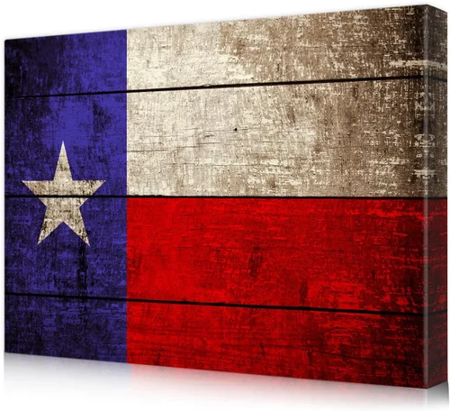 Miniatura 43 de DECORARTS - Arte de pared rústico de la bandera del estado de Arizona, fabricado en Estados Unidos, impresión de lienzo giclée de archivo, lienzo