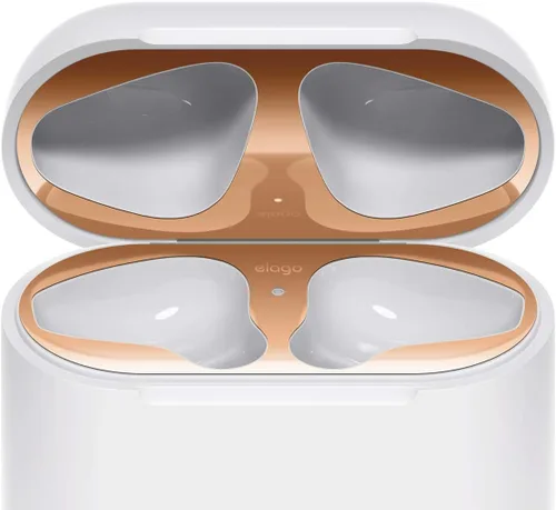 Miniatura 11 de elago – Protector antipolvo para AirPods (chapado en oro de 18 quilates, protege los AirPods de restos de hierro y metal, aspecto lujoso)