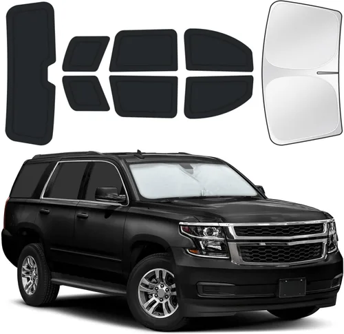 Miniatura 31 de para Toyota 4Runner 2010-2024, juego de 8 protectores solares para ventanas de coche, privacidad para parabrisas delantero, laterales y traseros