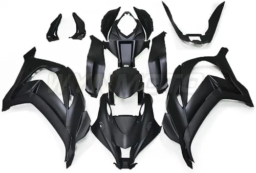 Miniatura 10 de Kit de carenado completo de plástico ABS negro brillante apto para Kawasaki 2008 2009 ZX10R Ninja 2010 ZX-10R 08 09 10 Molde de inyección Carrocería
