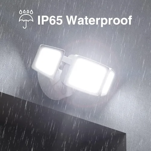 Miniatura 5 de Onforu 70W Luz de inundación LED del atardecer al amanecer, 7000LM Iluminación exterior de seguridad blanca, Luminaria IP65 impermeable al aire