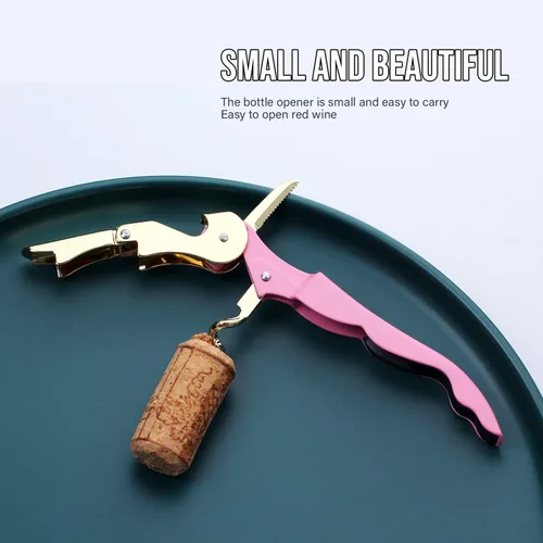 Miniatura 7 de Sacacorchos profesional para camareros, llave de vino de acero inoxidable resistente para camareros de restaurantes, sacacorchos clásico todo