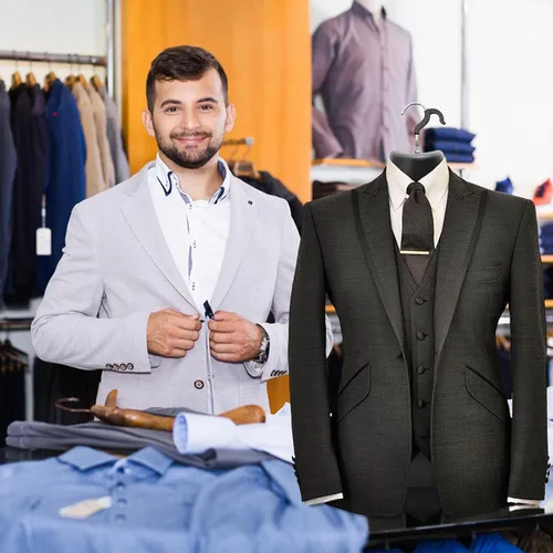 Miniatura 5 de Noamus Paquete de 6 torsos de maniquí masculino, forma de vestido con gancho para colgar, pantalla de camiseta, cuerpo trasero hueco, molde