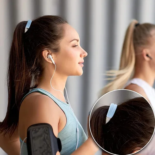 Miniatura 7 de 100 PCS Accesorios Elásticos para el Cabello - Bandas de Cabello de Algodón Sin Costuras, Sujetadores Suaves de Cola de Caballo para Cabello