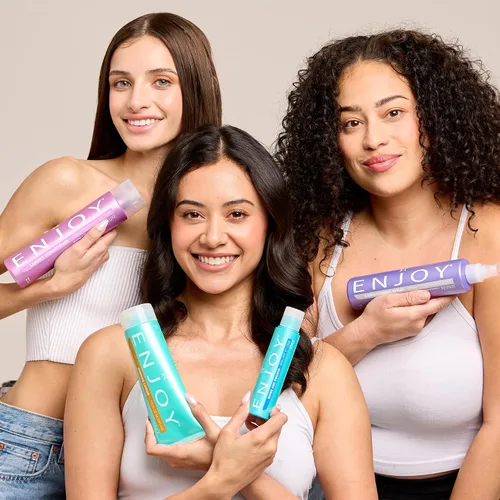 Miniatura 8 de Enjoy Champú terapéutico voluminizador, limpiador estimulante y espesante del cuero cabelludo para cabello fino o adelgazante, menta, árbol de té