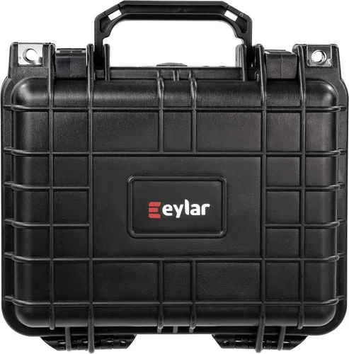Miniatura 6 de Eylar Equipo pequeño de 10.62 pulgadas, estuche rígido para cámara impermeable con espuma (negro)