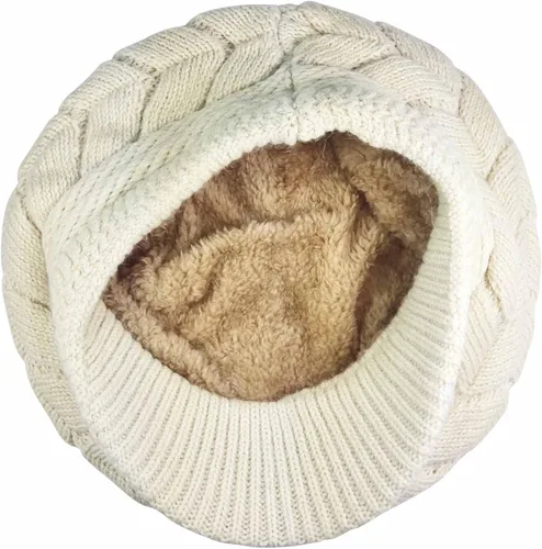 Miniatura 3 de Hindawi gorro de lana caliente de invierno para mujer gorra esquí de lana con visera