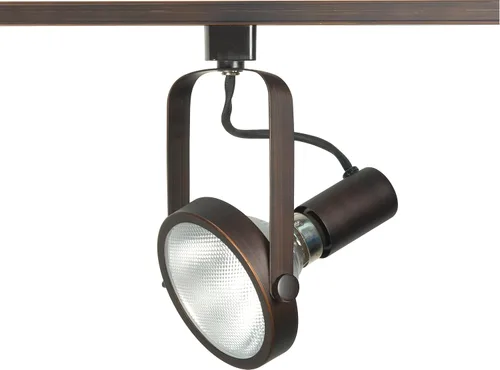 Miniatura 60 de TH205 R20 cabezal de carril cilíndrico de Nuvo, color negro, TH281, 150.00watts, 120.00 volts
