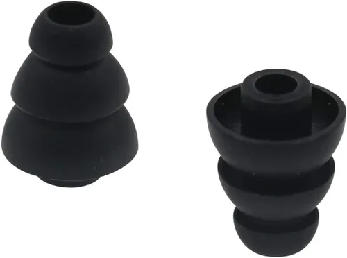 Miniatura 2 de 6 pares de almohadillas cónicas de repuesto de triple brida para la mayoría de los auriculares intraurales (Sony Senso Powerbeats, etc.)