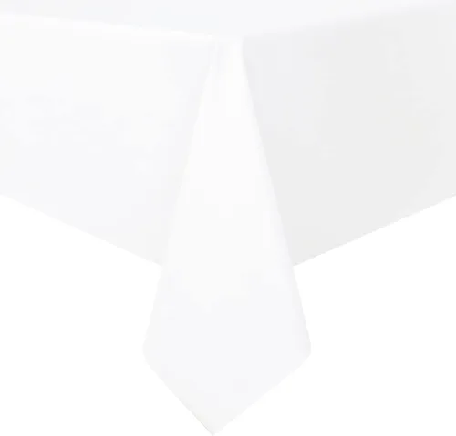 Miniatura 10 de Romanstile Mantel de PVC 100% impermeable, cuadrado, a prueba de derrames de aceite, resistente a las manchas, manteles de plástico fáciles de Beige