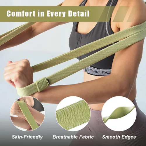 Miniatura 3 de VRTX No.00 Bandas de resistencia de tela para hombres y mujeres Banda larga de ejercicio para entrenamiento, estiramiento, yoga, entrenamiento