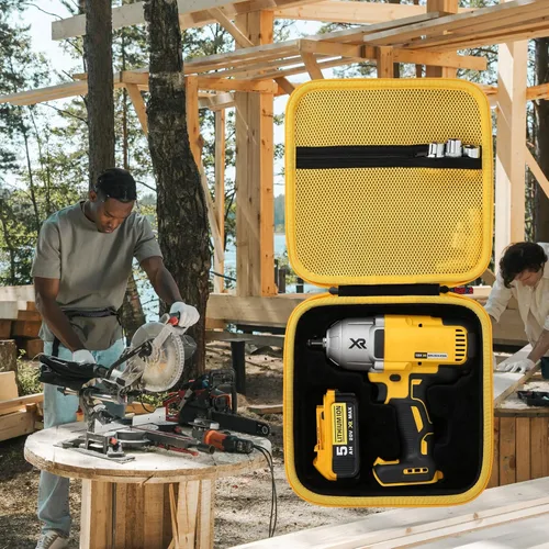 Miniatura 6 de khanka Funda de transporte rígida de repuesto para llave de impacto DEWALT 20V MAX XR sin escobillas de alto par DCF899HB/DCF899B, solo funda