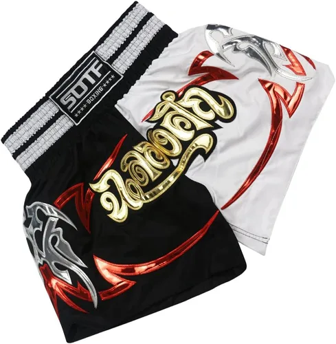 Pantalones cortos de boxeo para mujer, pantalones cortos de entrenamiento de artes marciales mixtas para hombres, BJJ Muay Thai, pantalones cortos