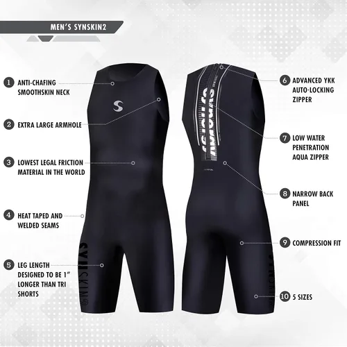 Miniatura 3 de Synergy SynSkin 2 Triathlon Swimskin Hombre