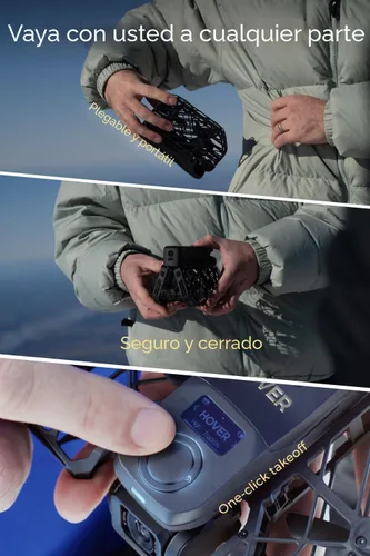 Miniatura 4 de HOVERAir Cámara voladora de acción X1 PROMAX 8K, dron plegable con cámara con velocidad de seguimiento de 42 KM/H, más de 10 modos de vuelo
