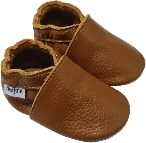Miniatura 3 de Mejale - Zapatos de bebé para niños pequeños con suela suave de piel