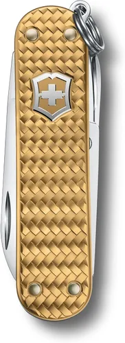 Miniatura 9 de Victorinox Classic SD Swiss Army Cuchillo compacto, 7 funciones, navaja de bolsillo de fabricación suiza con hoja pequeña, destornillador y llavero