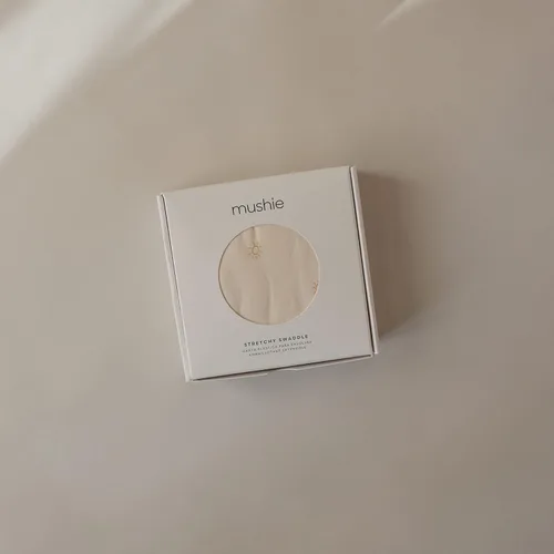 Miniatura 2 de mushie Manta elástica para bebé, extra suave y ajuste cómodo, 47 x 47 pulgadas (sol)