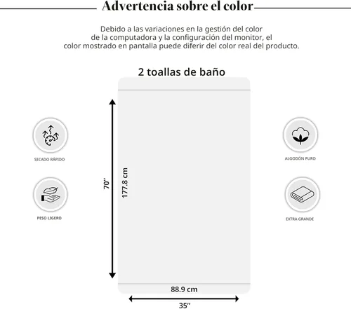Miniatura 6 de Tens Towels – Juego de toallas de 13.27 oz/yd² (450g/m²), paquete de 2 unidades, paquete de 4 unidades, paquete de 6 unidades, paquete de 8 Gris