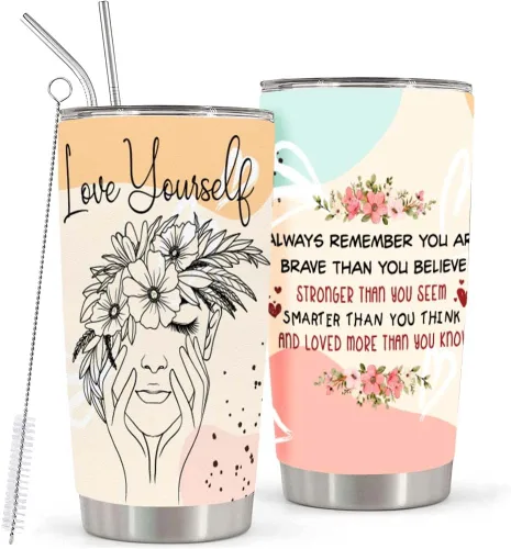 Miniatura 13 de Regalo para un amigo – Vaso de acero inoxidable con la bandera estadounidense de 20 onzas para hombres – Regalo de cumpleaños para hombres – Regalos