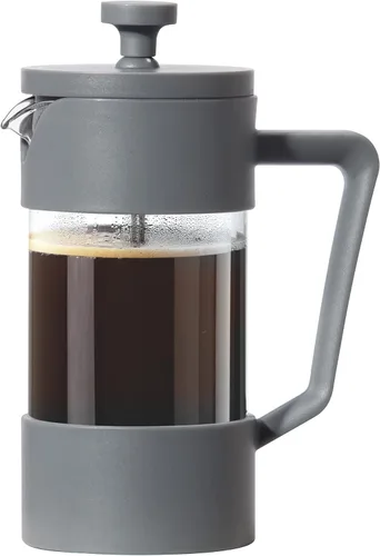 Miniatura 9 de Oggi Cafetera de prensa francesa (12 onzas) - Vidrio de borosilicato, prensa de café, prensa francesa de una taza, capacidad de 3 tazas, color negro