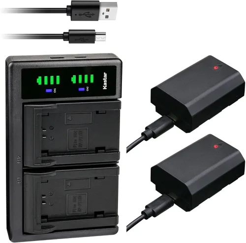 Miniatura 5 de Kastar Cargador de batería USB LTD2 compatible con Sony Alpha 9R α9R, Alpha A 9R, Alpha A9S α9S, Alpha A9 II A9II α9 II α9II, Alpha A7 III α7III
