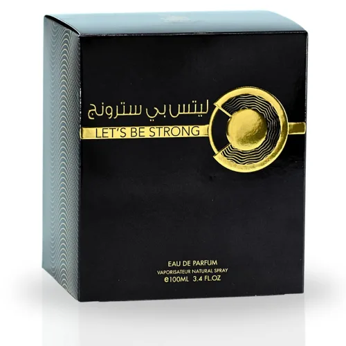 Miniatura 3 de RISALA Let's Be Strong EDP Spray 100ML (3.4 oz) Una mezcla única y duradera de fragancia aromática amaderada.