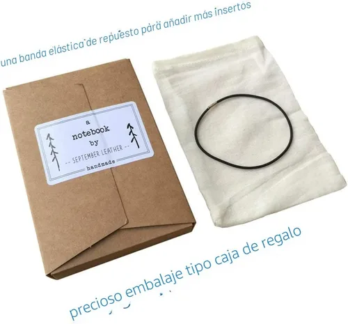 Miniatura 7 de Cuaderno de viaje de bolsillo, de cuero recargable, diario de viaje para hombres y mujeres, funda para cuaderno de notas de campo, Moleskine pequeño