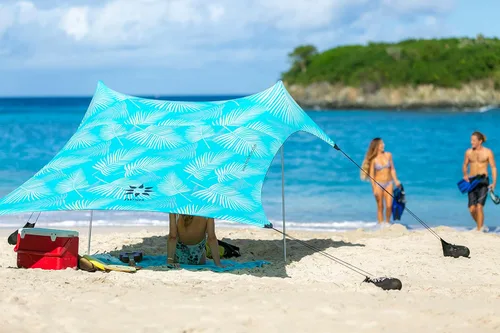 Miniatura 16 de Neso Tienda de Campaña Portátil para Playa Refugio Solar con Anclaje de Arena - Toldo Ligero de Sombra para Playa - Fácil Instalación para Salidas