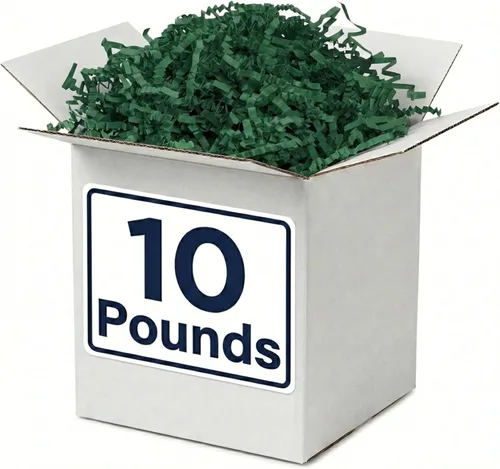 Miniatura 9 de Box USA Papel kraft arrugado de 10 libras para embalaje, envío y mudanza, papel triturado de relleno para cajas, para paquetes de cajas, relleno