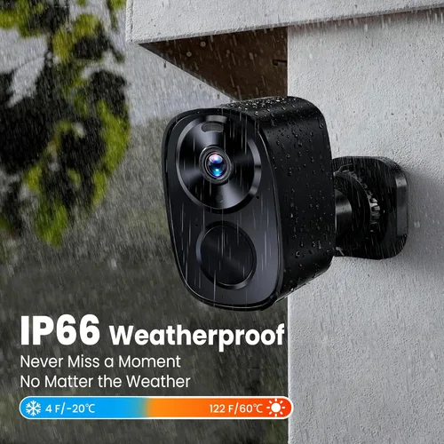 Miniatura 7 de realhide Cámaras de seguridad inalámbricas para exteriores, 2K alimentado por batería AI Detección de Movimiento Spotlight Sirena Alarma WiFi Cámara