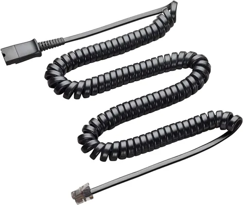 Miniatura 8 de Adaptador QD HIS Cable para auriculares Plantronics y VoiceJoy Adaptador QD para teléfonos Yealink y trabajable para Avaya IP 1608, 1616, 9601