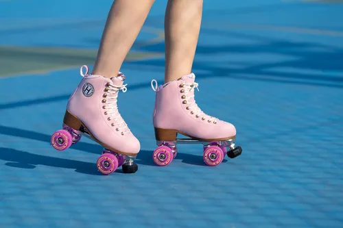 Miniatura 5 de Roller Skates for Women and Girls - Roller Skates for Rink, Artistic and Rhythmic Skating Indoor and Outdoor High Top Classic Double Row Skate Shoes