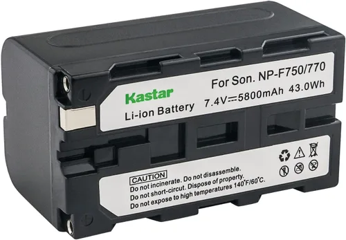 Miniatura 2 de Kastar Paquete de 3 baterías NP-F750/NP-F770 y cargador USB LTD2 compatible con luz LED Godox ML30 ML30Bi, luz LED ML60 ML60Bi, luz de anillo