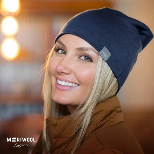 Miniatura 3 de MERIWOOL - Gorro unisex de lana de merino, en varios