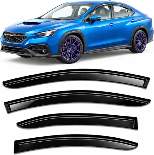 Miniatura 68 de Protectores de lluvia adhesivos 2017-2022 para Honda CR-V Viseras deflectoras de ventana lateral LX EX EX-L Touring 3D onduladas estilo JDM CRV