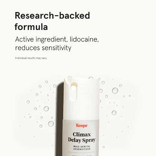 Miniatura 5 de Keeps Climax Delay Spray para hombres, fórmula de lidocaína para control del clímax y reducción de la sensibilidad, espray desensibilizante