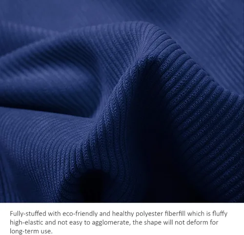 Miniatura 7 de Almohada de cuña triangular para cabecero, cojín de pana para sofá cama, respaldo grande, almohada de lectura, posicionamiento lumbar tapizado