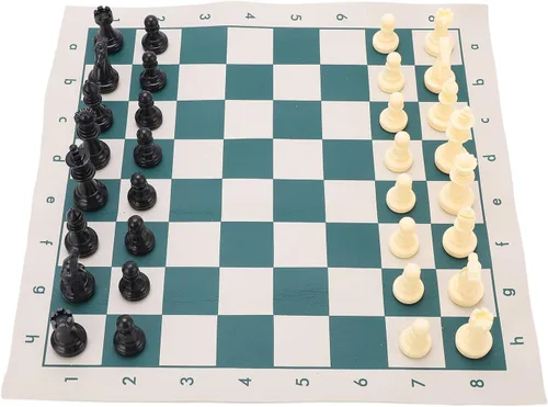 Miniatura 3 de Generic PVC Portable Chess Travel Portable Folding Chess Sets for Indooroutdoor Play Relaxation
