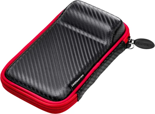 Casemaster Sport - Estuche para dardos con capacidad para un juego de dardos y cuenta con almacenamiento integrado para vuelos, puntas y cañas