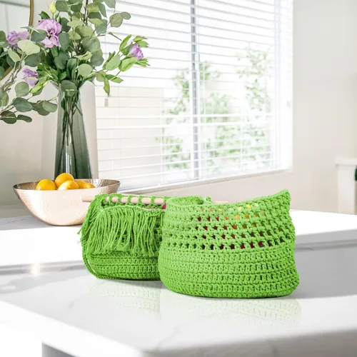 Miniatura 6 de Cordón de algodón para macramé de 5mm x 109 yardas, ZUEXT 100% natural hecho a mano con 4 hebras trenzadas y torcidas de algodón para colgar plantas