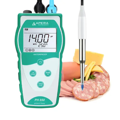 Miniatura 8 de Apera Instruments Value Series PH850-MS Kit de medidor de pH portátil para muestras pequeñas y tubos de ensayo