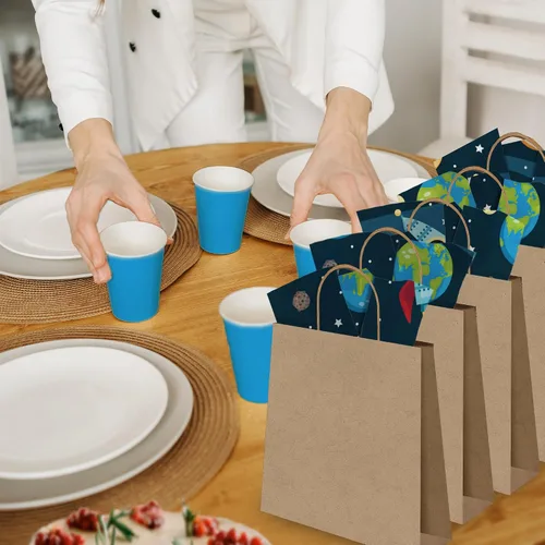 Miniatura 7 de Pro Supply Global Space Astronaut Papel de Seda Impreso para Bolsas o Cajas de Regalo y Envoltura - Papel de Seda Decorativo a Granel para Embalaje
