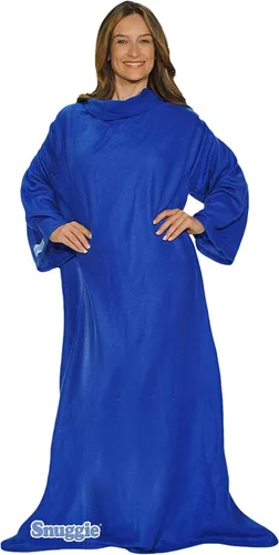 Miniatura 14 de Snuggie Manta original con mangas y bolsillos, acogedora manta de gran tamaño para hombres y mujeres adultos, talla única, 71x54