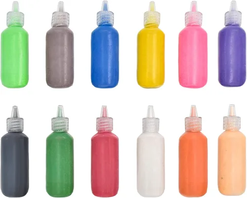 MEIEST Arena para manualidades/terrarios, paquete de 12 piezas de colores surtidos, botellas de 1.25 onzas, kit de arte y manualidades de arena,