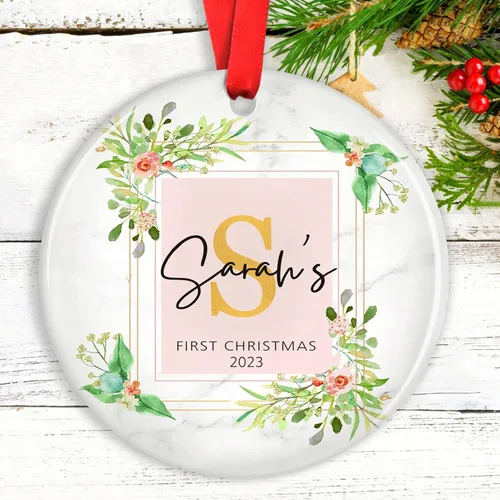 Miniatura 17 de Adornos de Navidad personalizados para camión volquete, adorno personalizado para bebé, adornos para árbol de Navidad para niños, adornos de camión