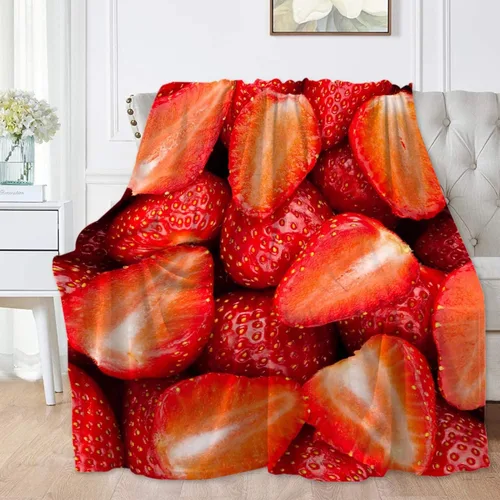 Miniatura 32 de Manta de frijoles horneados 3D para niñas, niños, suave y acogedora manta de vellón divertida para cama, sofá, sillas, para todas las estaciones