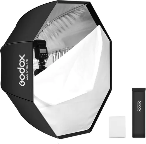Godox 37.5in/95cm Octagon Umbrella SoftBox, Octobox portátil Octobox Octobox con bolsa de transporte para fotografía de estudio